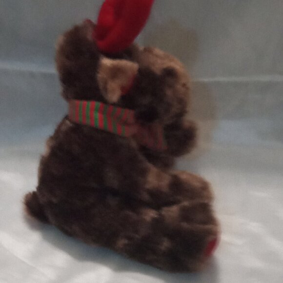 Christmas in July 2 moose stuff animals decorative plush event holiday - Picture 10 of 10